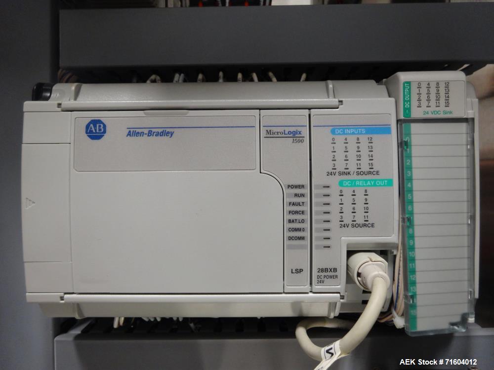 Used Axon EZ-200HS Sleeve Labeler/Tamper Evident Band Applicator