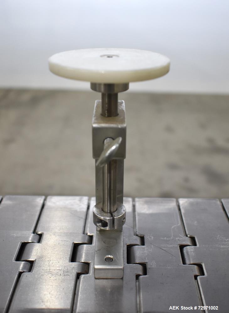 Used Axon Styrotech EZ-Seal EZ-200 Single Head Tamper Evident Neck Bander. Designed to run up to 120 containers per minute. 1-60/115 volt, 10 amp, serial # T-100210B, built 05/2010. Includes a heat s...