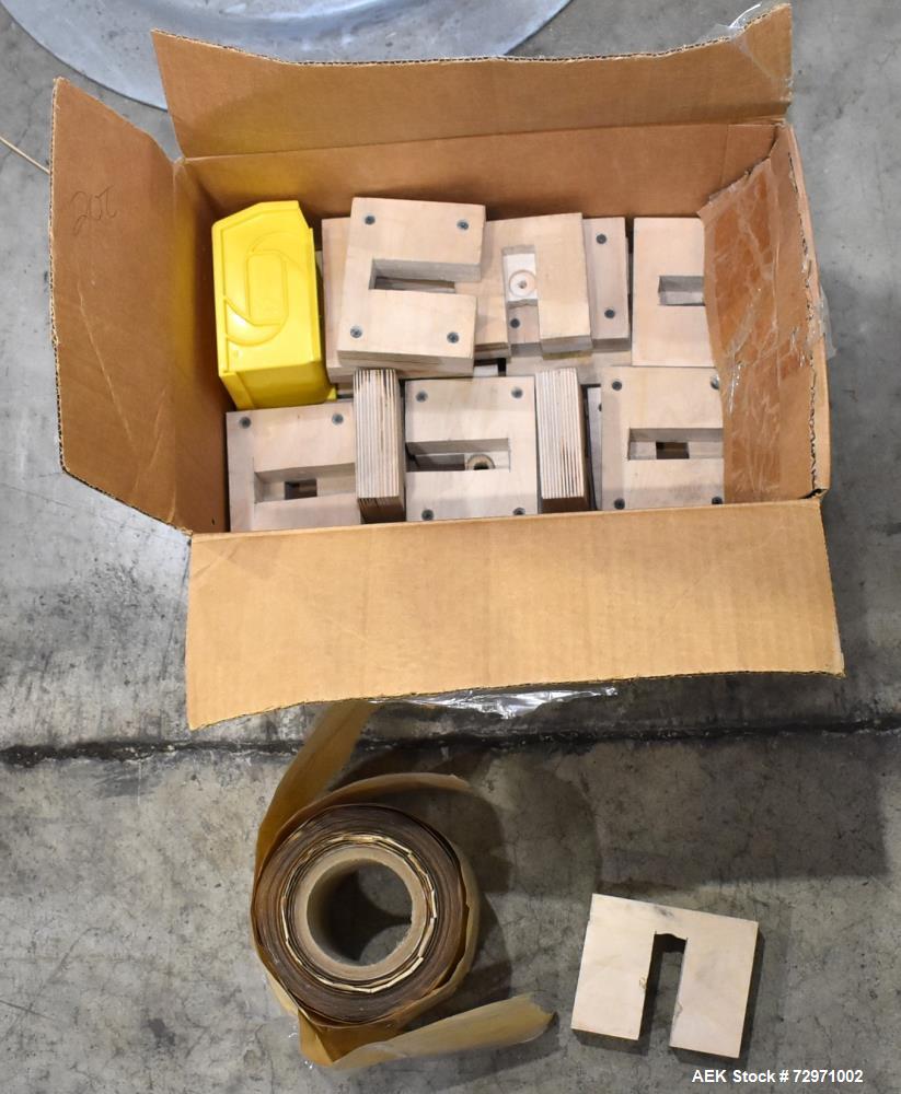 Used Axon Styrotech EZ-Seal EZ-200 Single Head Tamper Evident Neck Bander. Designed to run up to 120 containers per minute. 1-60/115 volt, 10 amp, serial # T-100210B, built 05/2010. Includes a heat s...