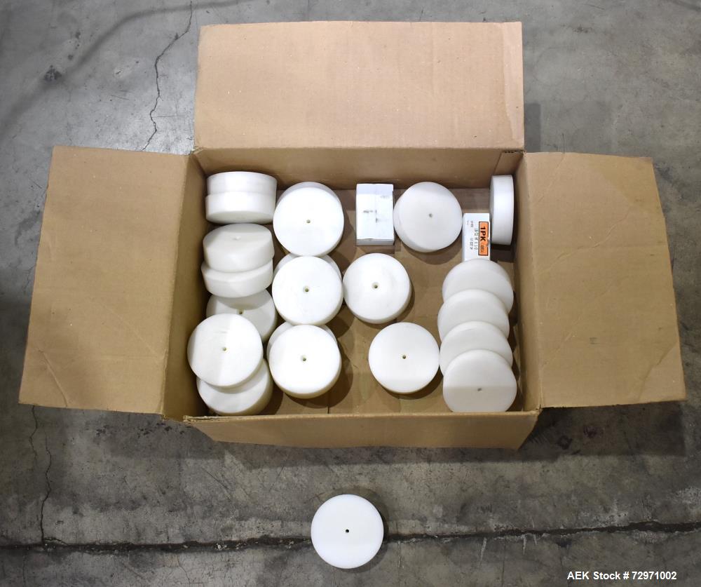 Used Axon Styrotech EZ-Seal EZ-200 Single Head Tamper Evident Neck Bander. Designed to run up to 120 containers per minute. 1-60/115 volt, 10 amp, serial # T-100210B, built 05/2010. Includes a heat s...