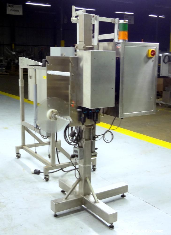 Used Axon EZ-300 Sleeve Labeler or Tamper Evident Band Applicator, EZ-300 Serie