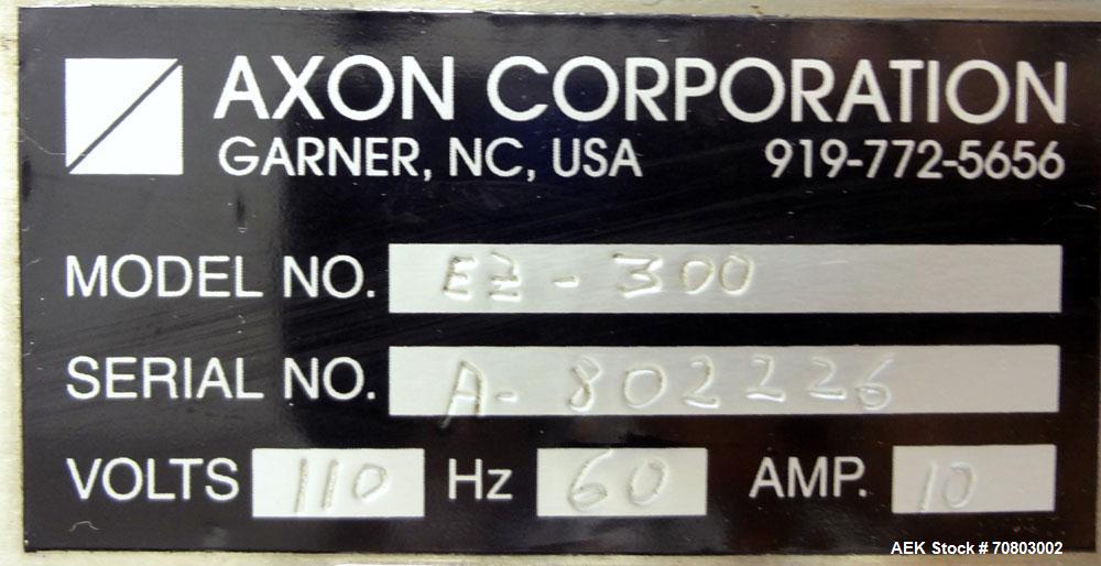 Used- Axon EZ-300 Sleeve Labeler or Tamper Evident Band Applicator, EZ-300 Serie