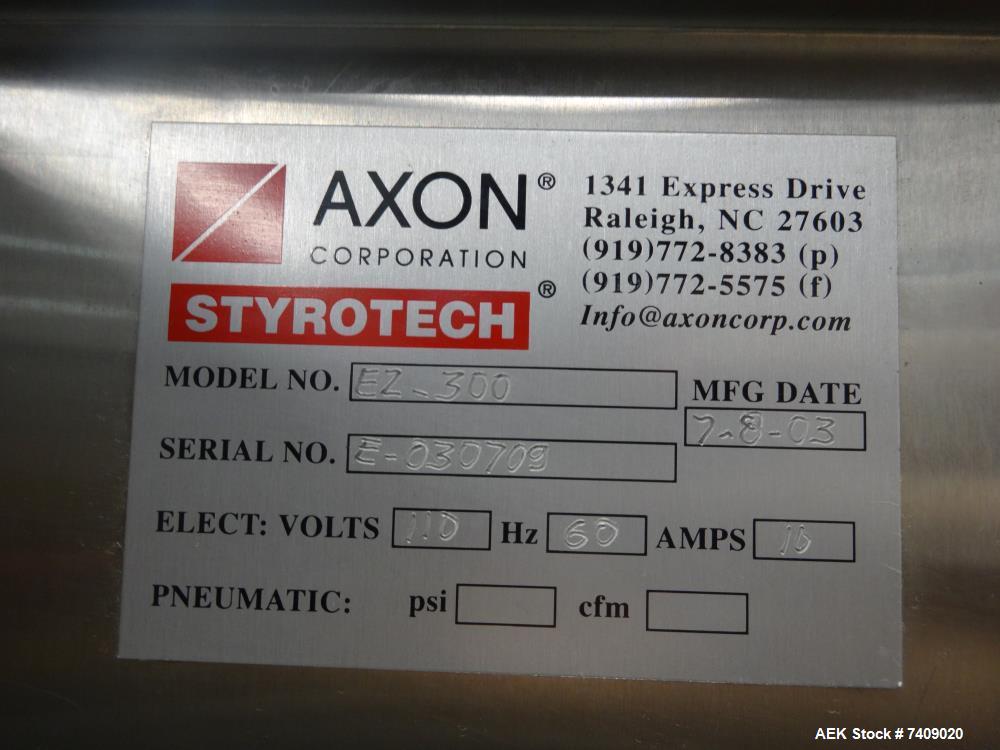 Axon EZ-300 Sleeve Labeler/Tamper Evident Band Applicator