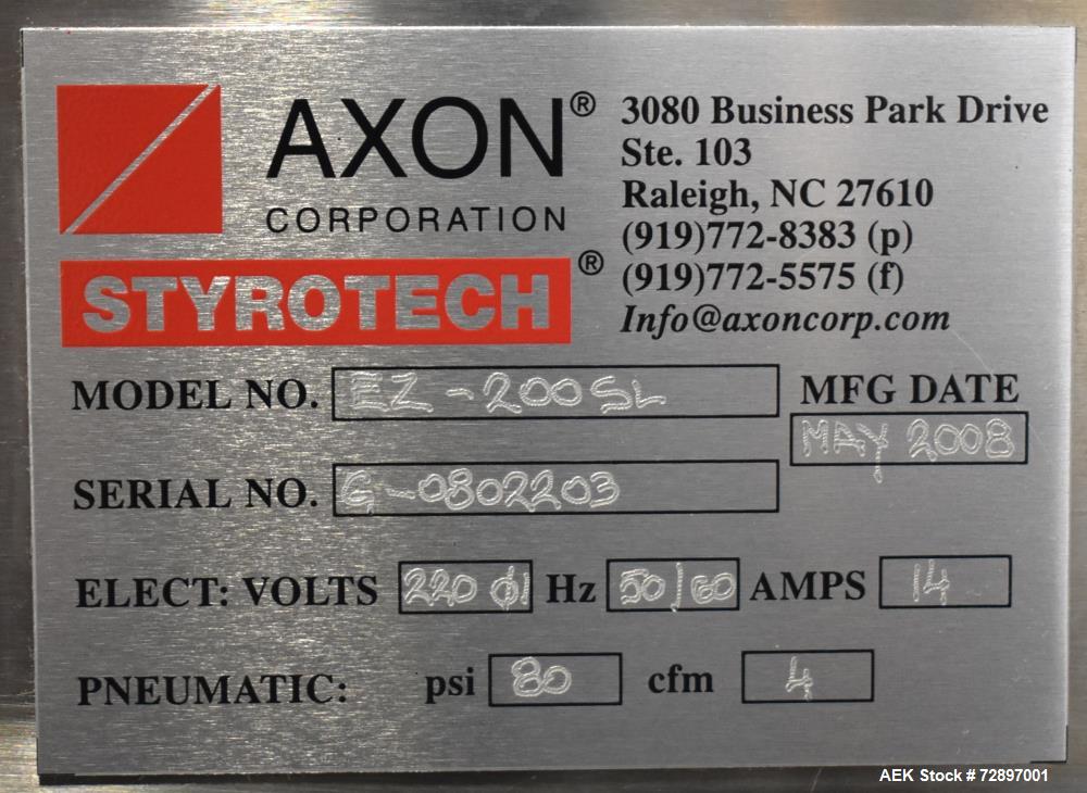 Axon Shrink Sleeve Labeler w/ Tunnel