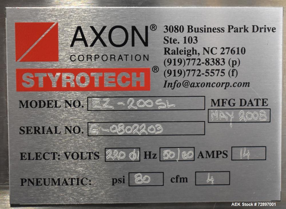 Axon Shrink Sleeve Labeler w/ Tunnel