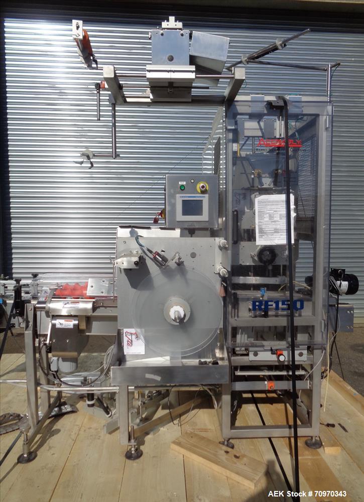 Used Accraply (Barry Wehmiller) Model RF150 High Speed Shrink Sleeve Labele