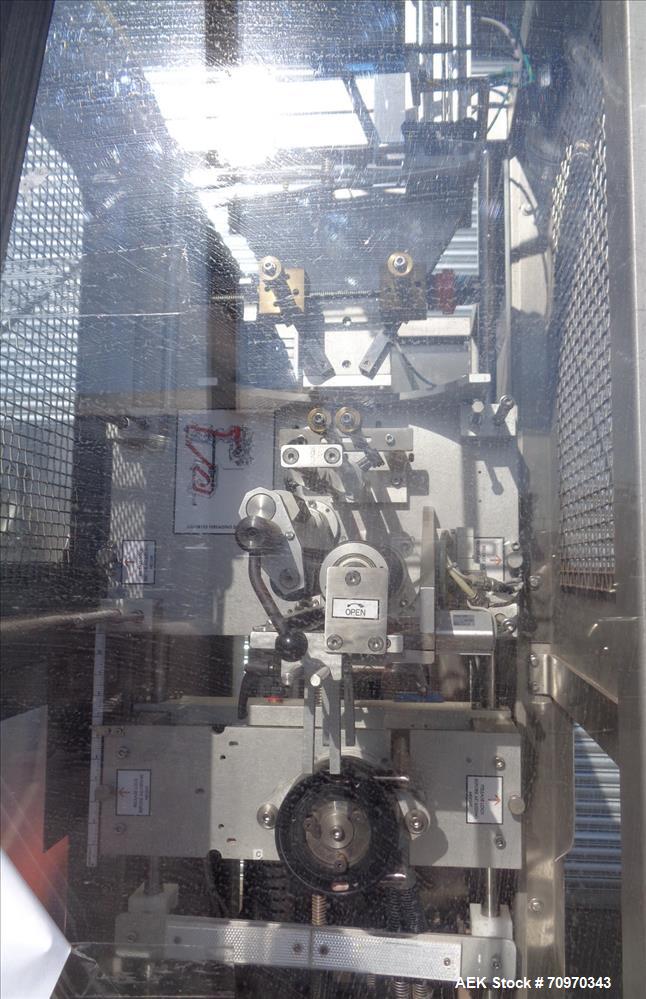 Used Accraply (Barry Wehmiller) Model RF150 High Speed Shrink Sleeve Labele