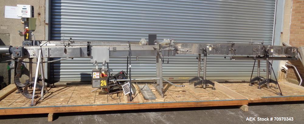 Used Accraply (Barry Wehmiller) Model RF150 High Speed Shrink Sleeve Labele