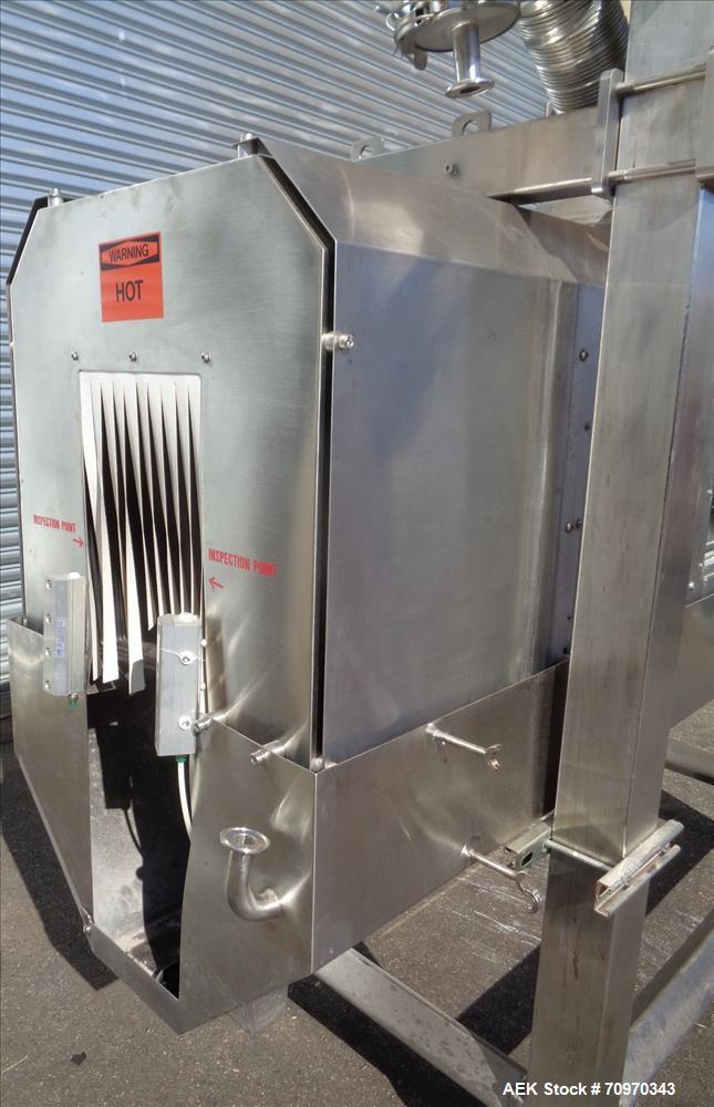 Used Accraply (Barry Wehmiller) Model RF150 High Speed Shrink Sleeve Labele