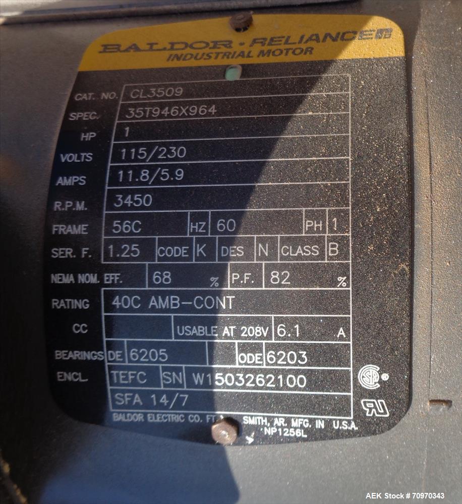 Used Accraply (Barry Wehmiller) Model RF150 High Speed Shrink Sleeve Labele