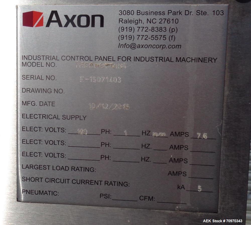 Used Accraply (Barry Wehmiller) Model RF150 High Speed Shrink Sleeve Labele
