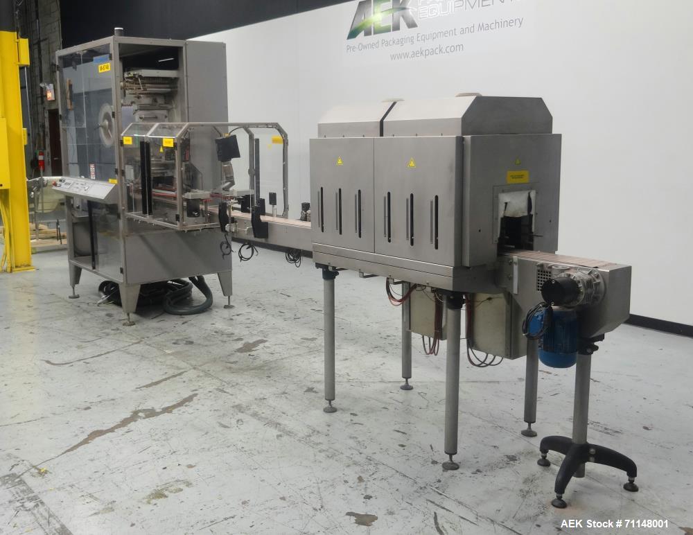 Used Fuji Seal Tamper Evident Shrink Sleeve Applicator & Tunnel