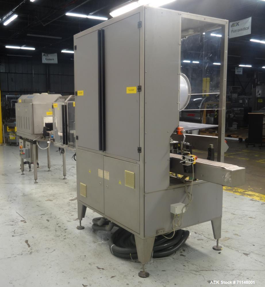Used Fuji Seal Tamper Evident Shrink Sleeve Applicator & Tunnel