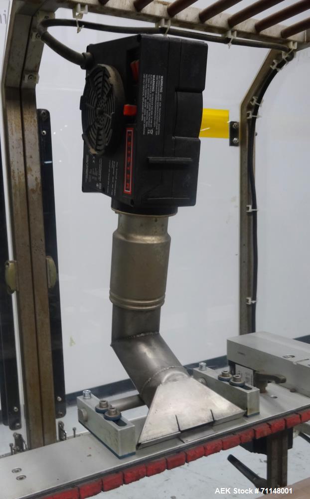 Used Fuji Seal Tamper Evident Shrink Sleeve Applicator & Tunnel