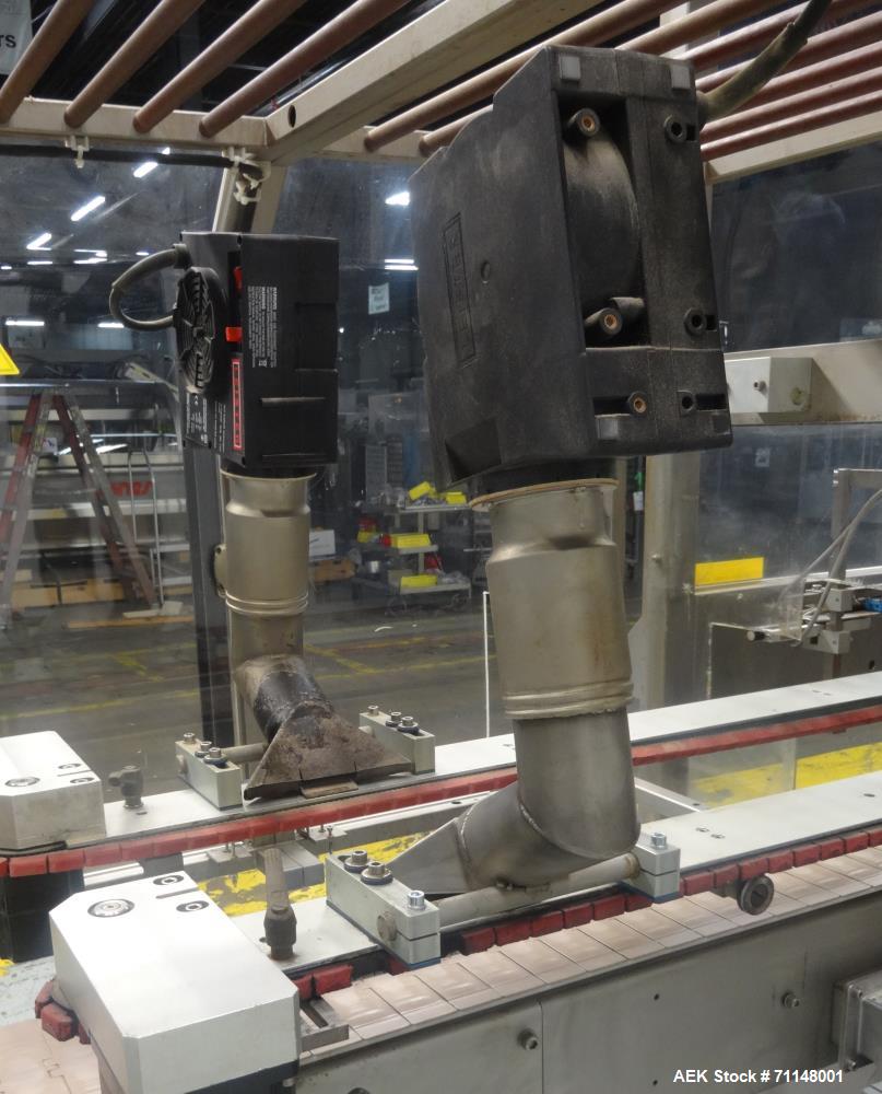 Used Fuji Seal Tamper Evident Shrink Sleeve Applicator & Tunnel