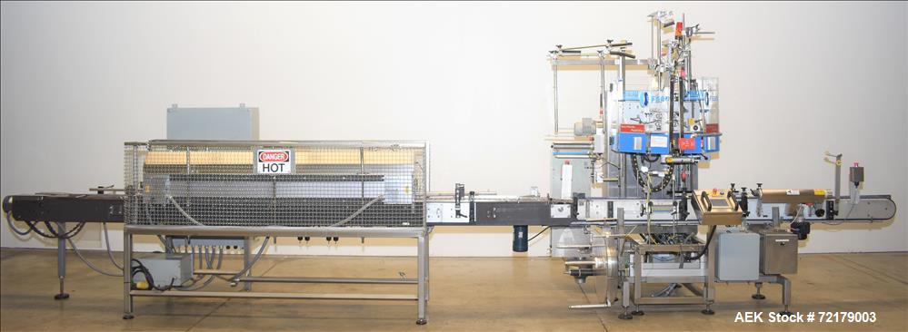 Used Graham Packaging "Sleevit" Sleeve Labeler with Steam Shrink Tunnel