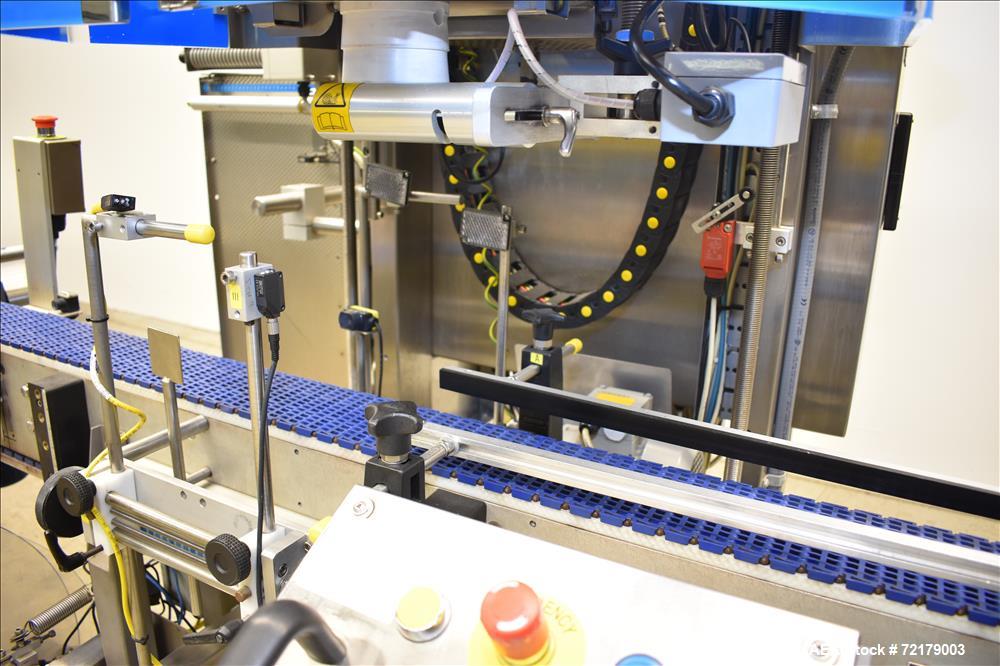 Used Graham Packaging "Sleevit" Sleeve Labeler with Steam Shrink Tunnel