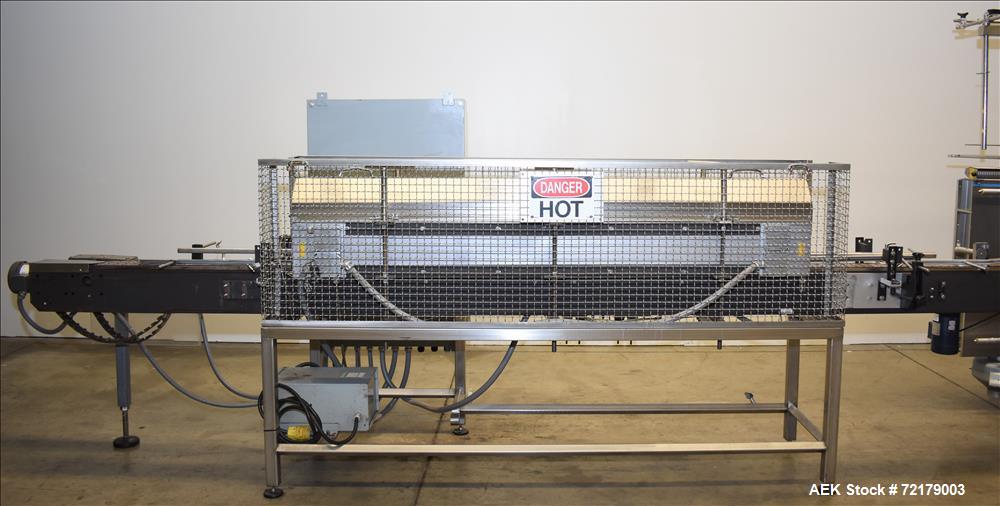 Used Graham Packaging "Sleevit" Sleeve Labeler with Steam Shrink Tunnel