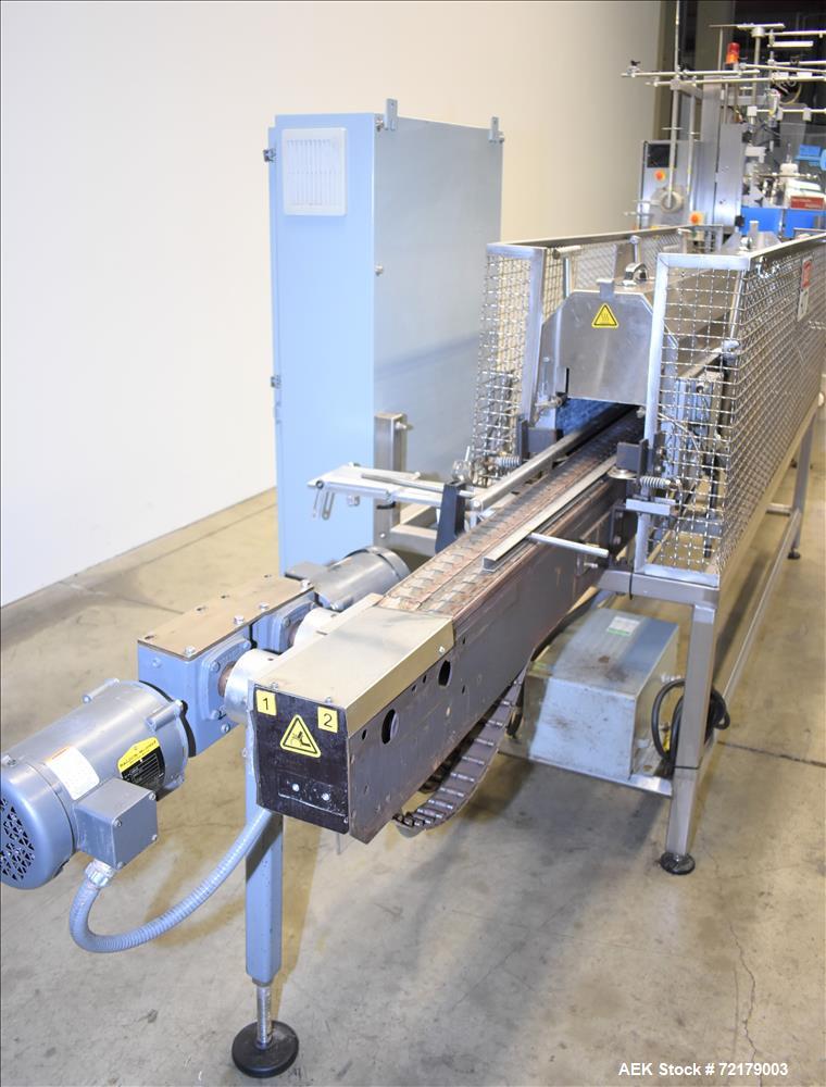 Used Graham Packaging "Sleevit" Sleeve Labeler with Steam Shrink Tunnel