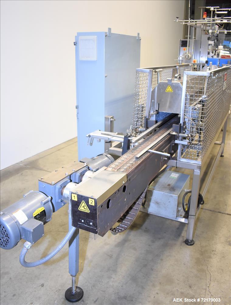 Used- Graham Packaging "Sleevit" Sleeve Labeler with Steam Shrink Tunnel