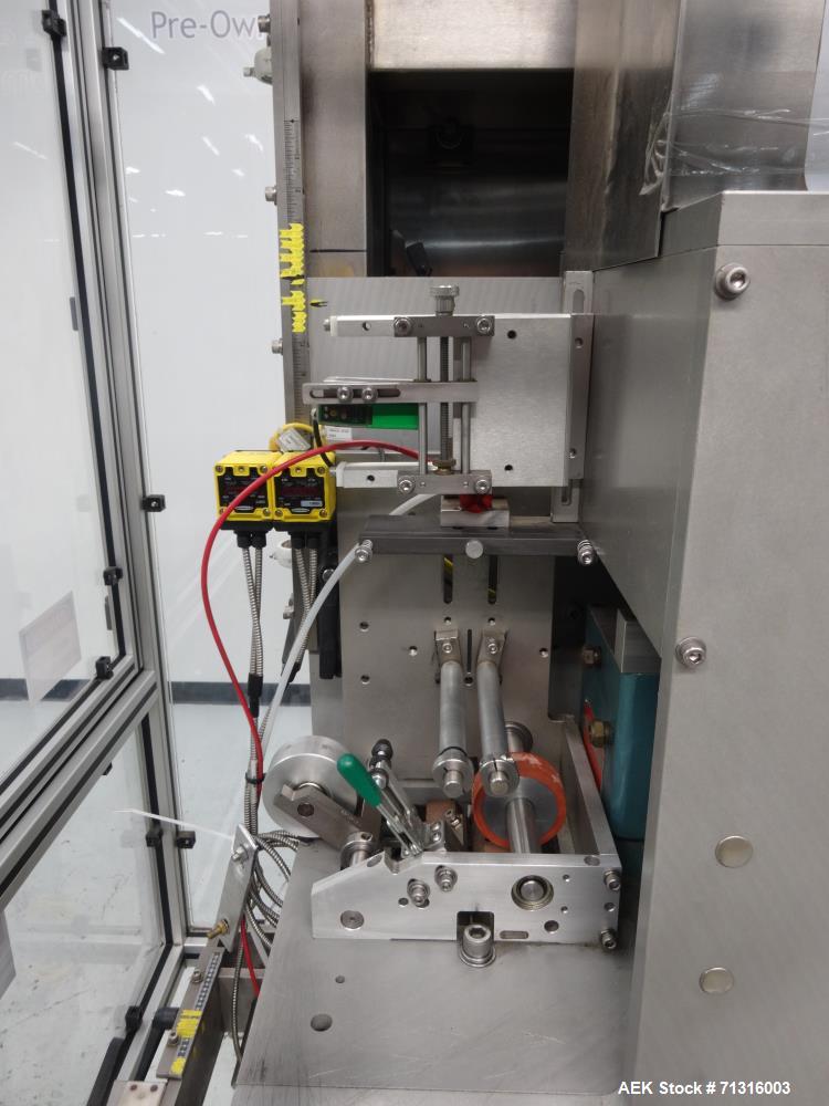 Used PDC Model Automatic Shrink Sleeve Labeler and Tamper Evident Neck Bander