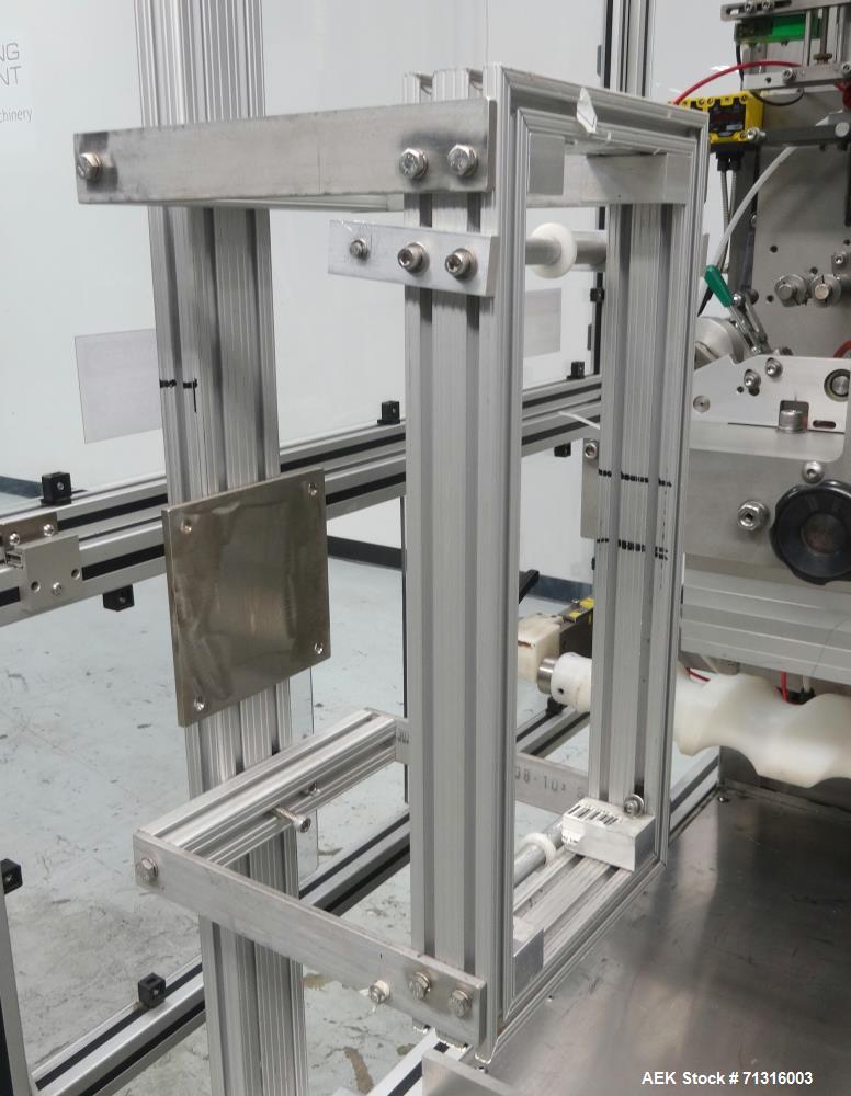 Used PDC Model Automatic Shrink Sleeve Labeler and Tamper Evident Neck Bander