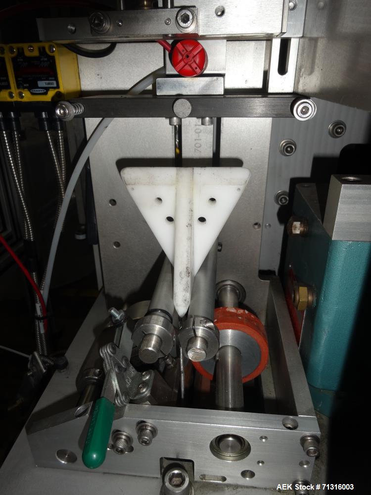 Used PDC Model Automatic Shrink Sleeve Labeler and Tamper Evident Neck Bander