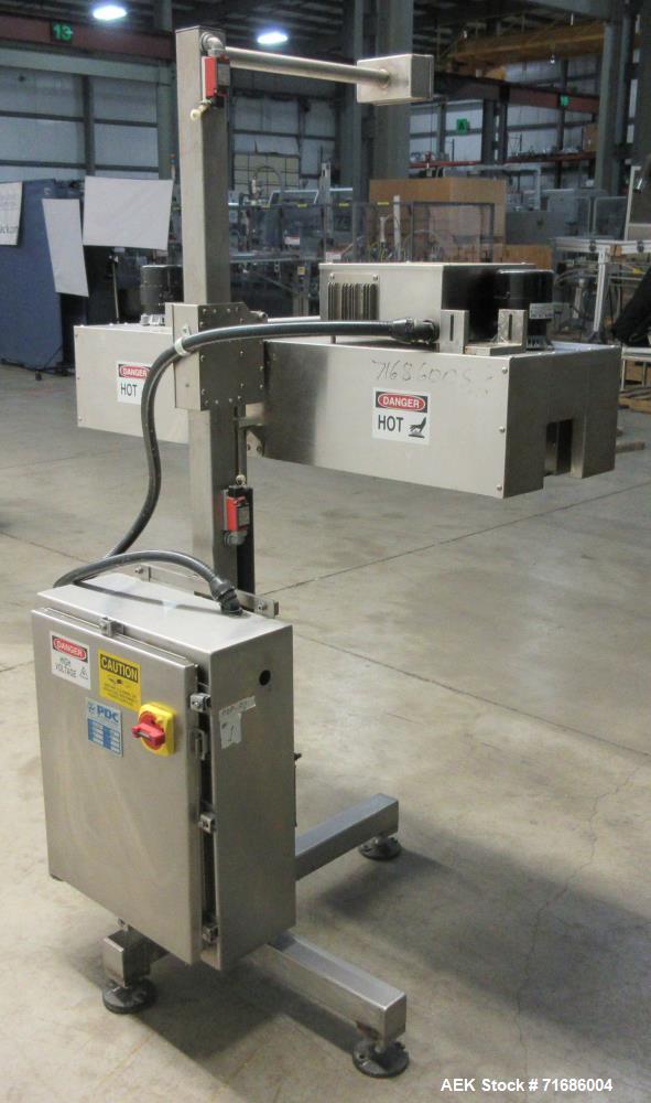 Used- PDC Model 75-ERT Tamper Evident Neck Bander or Shrink Sleeve Labeler