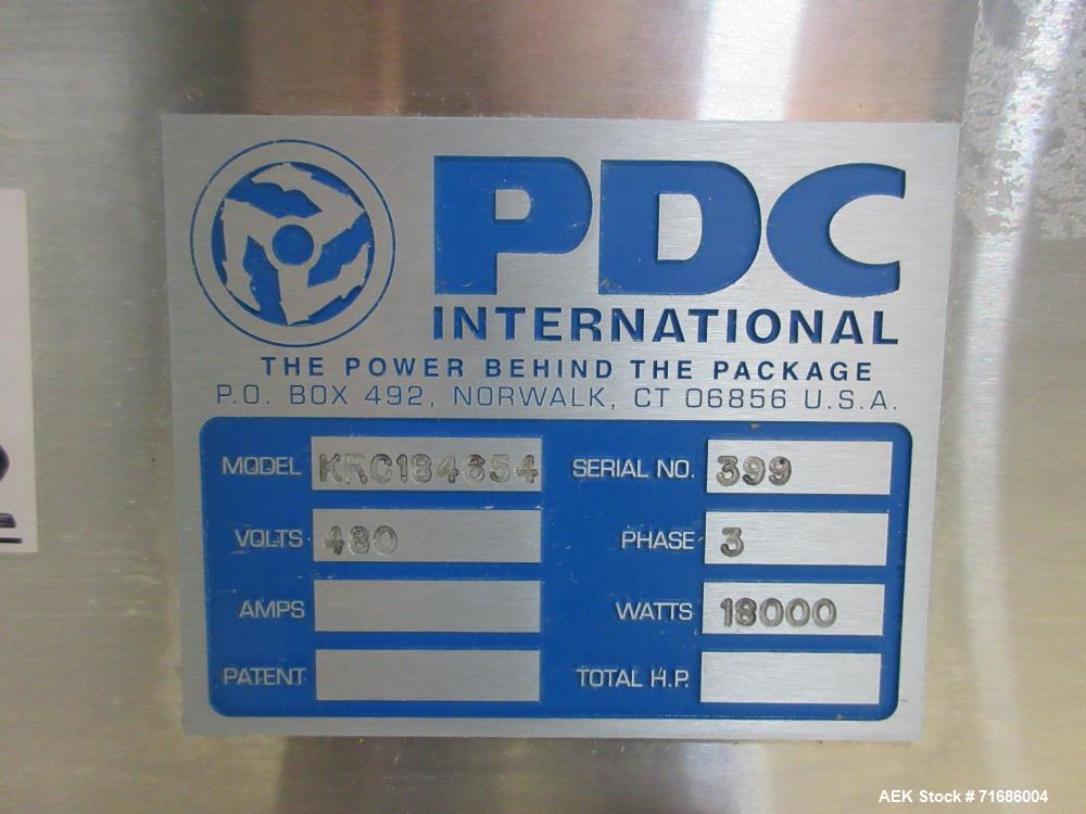 Used PDC Model 75-ERT Tamper Evident Neck Bander or Shrink Sleeve Labeler