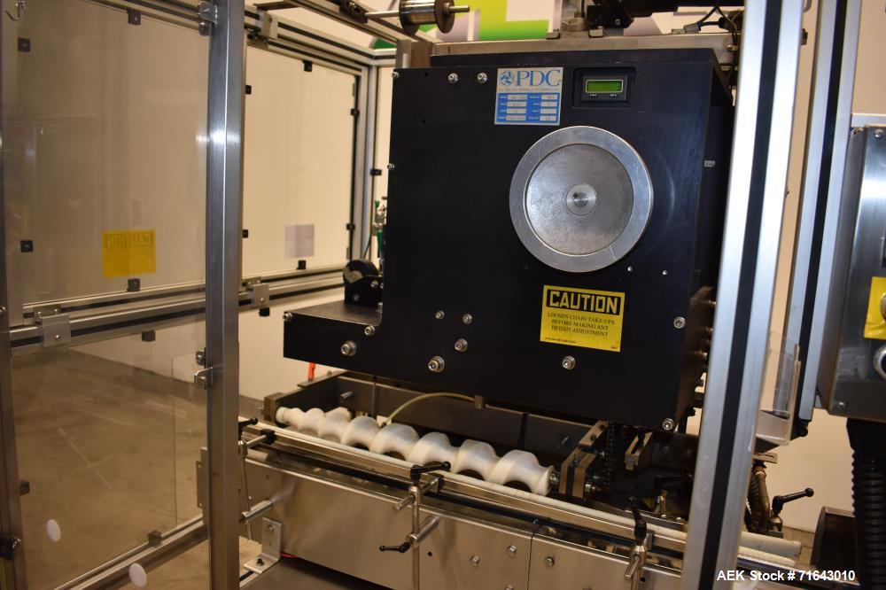 Used PDC Model 75-M2 Shrink Sleever/Tamper Evident Neck Bander