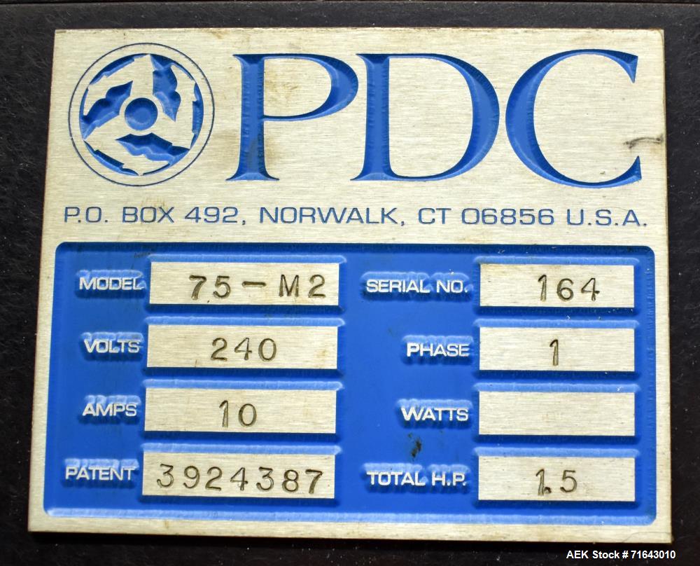 Used PDC Model 75-M2 Shrink Sleever/Tamper Evident Neck Bander