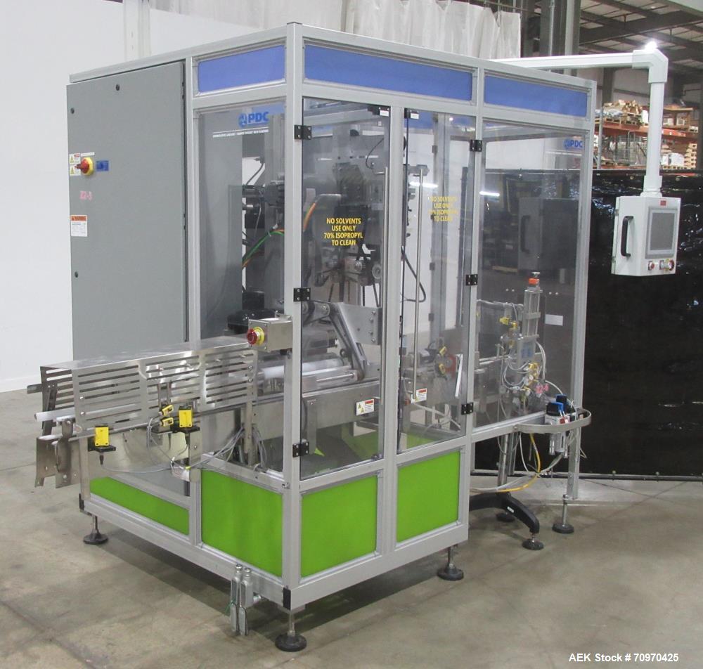 Used PDC R250-TS-AS Shrink Sleeve Labeler with Heat Tunnel – Up to 250 CPM