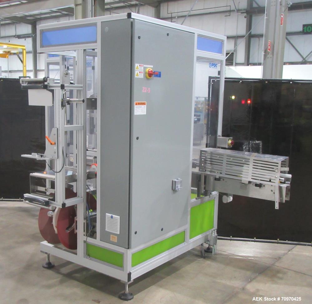 Used PDC R250-TS-AS Shrink Sleeve Labeler with Heat Tunnel – Up to 250 CPM
