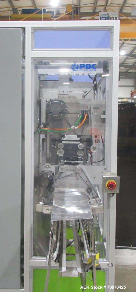 Used PDC R250-TS-AS Shrink Sleeve Labeler with Heat Tunnel – Up to 250 CPM