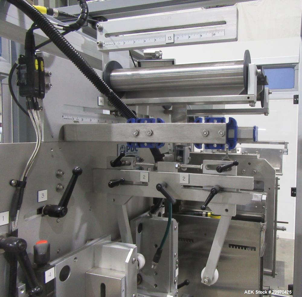 Used PDC R250-TS-AS Shrink Sleeve Labeler with Heat Tunnel – Up to 250 CPM