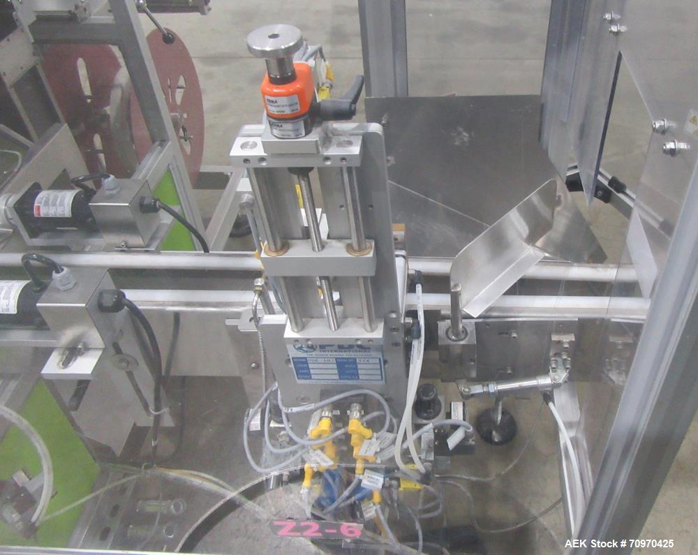 Used PDC R250-TS-AS Shrink Sleeve Labeler with Heat Tunnel – Up to 250 CPM