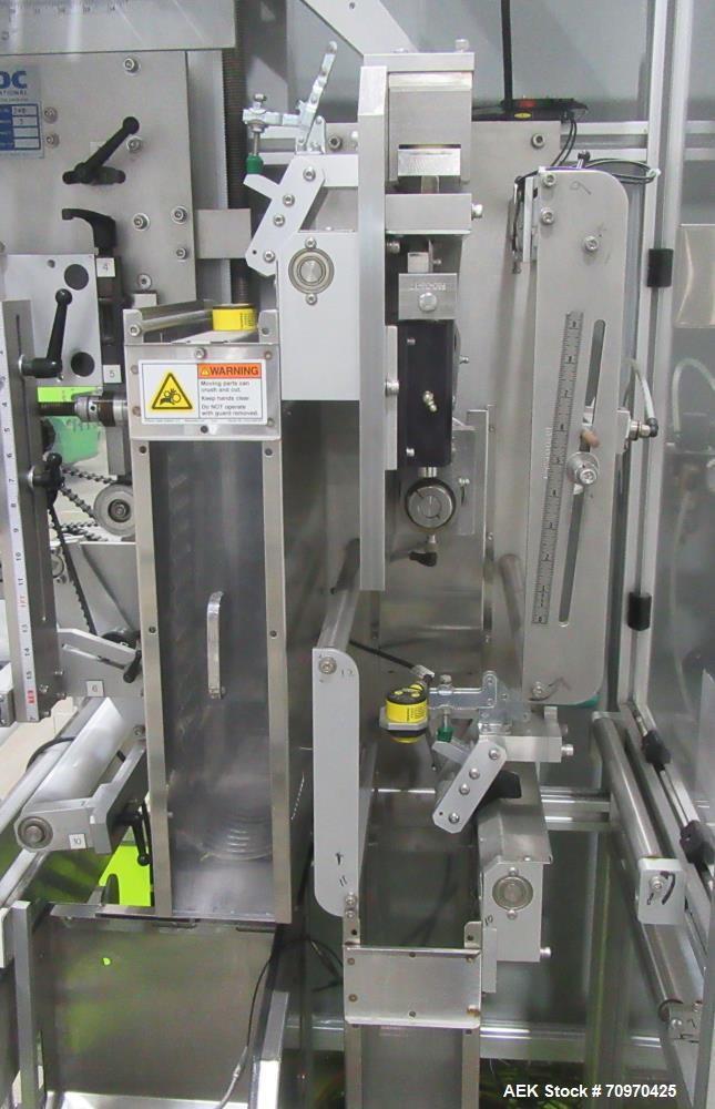 Used PDC R250-TS-AS Shrink Sleeve Labeler with Heat Tunnel – Up to 250 CPM