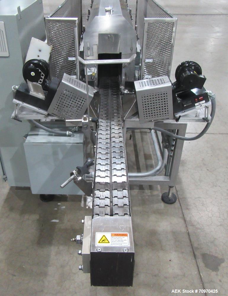 Used PDC R250-TS-AS Shrink Sleeve Labeler with Heat Tunnel – Up to 250 CPM