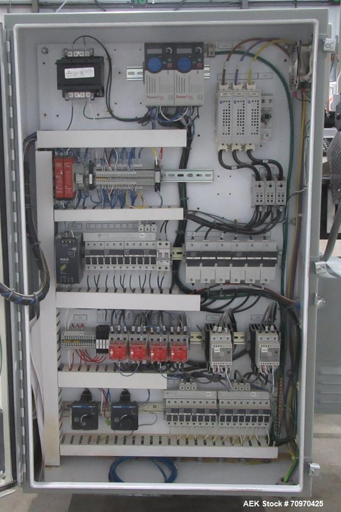Used PDC R250-TS-AS Shrink Sleeve Labeler with Heat Tunnel – Up to 250 CPM