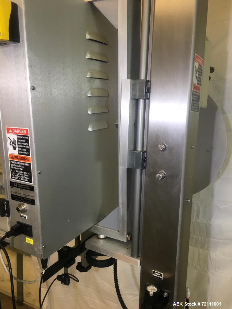 Used Quadrel High Speed Tamper Evident Neck Bander