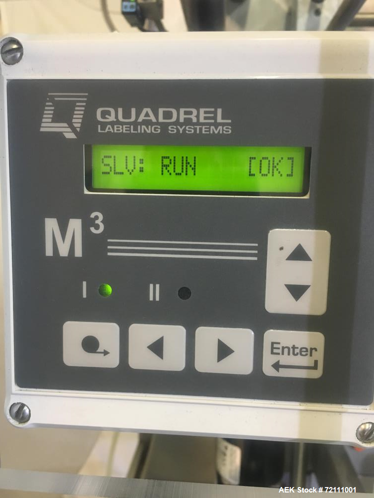 Used Quadrel High Speed Tamper Evident Neck Bander