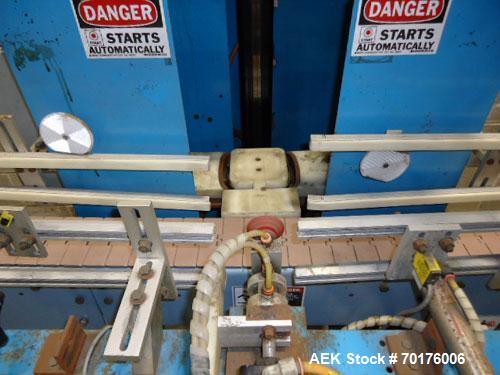 UsedSleevco/Styrotech Stretch Sleeve Labeler, Model SL900R. Last run