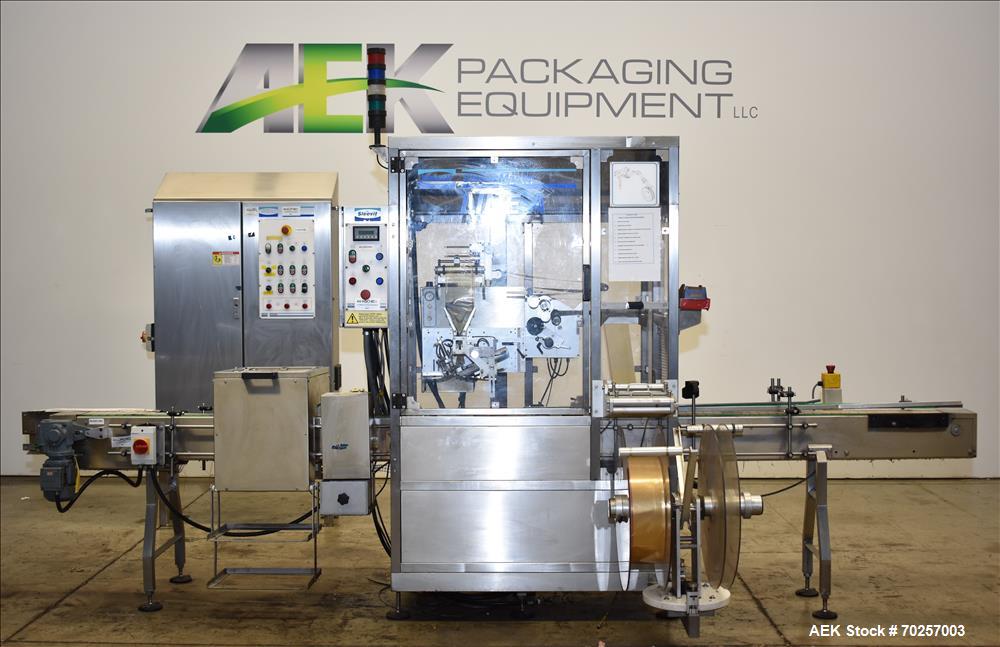 Used Sleevit Sleeve Master Plus Tamper Evident Bander or Shrink Labeler