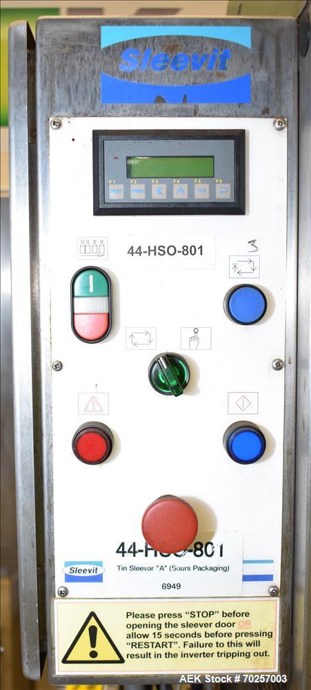 Used Sleevit Sleeve Master Plus Tamper Evident Bander or Shrink Labeler