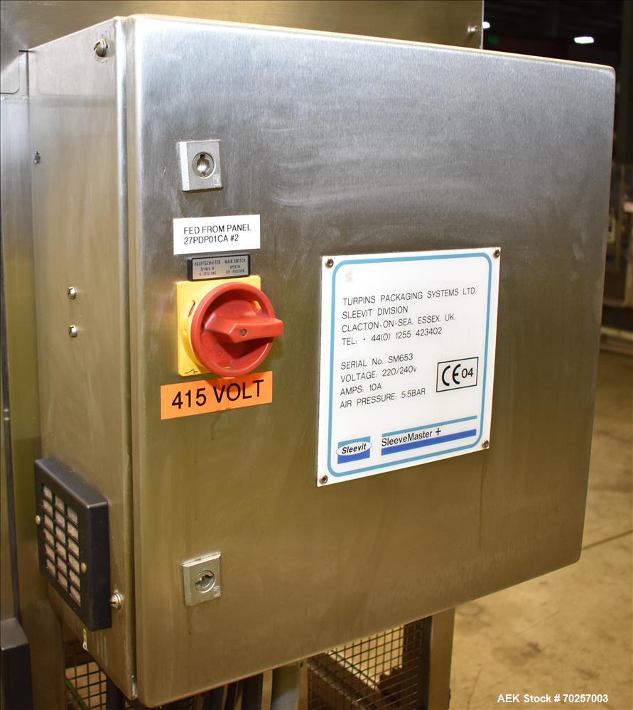 Used Sleevit Sleeve Master Plus Tamper Evident Bander or Shrink Labeler