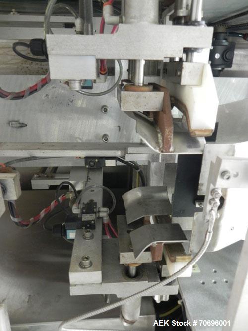 Used Styrotech Model ST-2200 Stretch Sleeve Labeler.  Machine is capable of speeds up to 45 bottles per minute - depending on materials and application. Sizes range up to 2 gallons. Stainless steel f...
