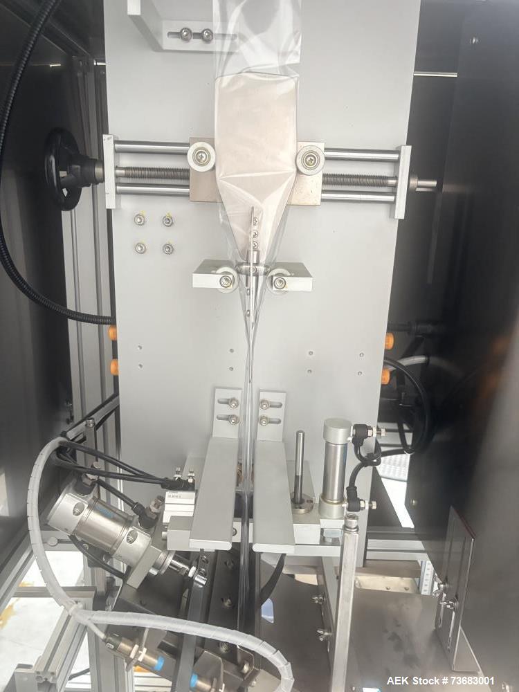 Used AFM TS-CH100-V1B Stainless Steel Tamper Evident Neckbander – Up to 120 Containers Per Minute