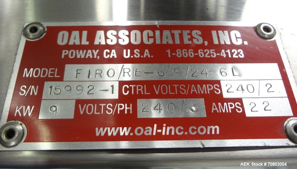 Used TriPack LSA-160 Automatic Shrink Sleeve Labeler Applicator / Neck Bander. Capable of speeds up to 100 BPM. Layflat width 40mm-170mm. Product Diameter 1" to 4.25". Cut off length 30mm-200mm. Thic...