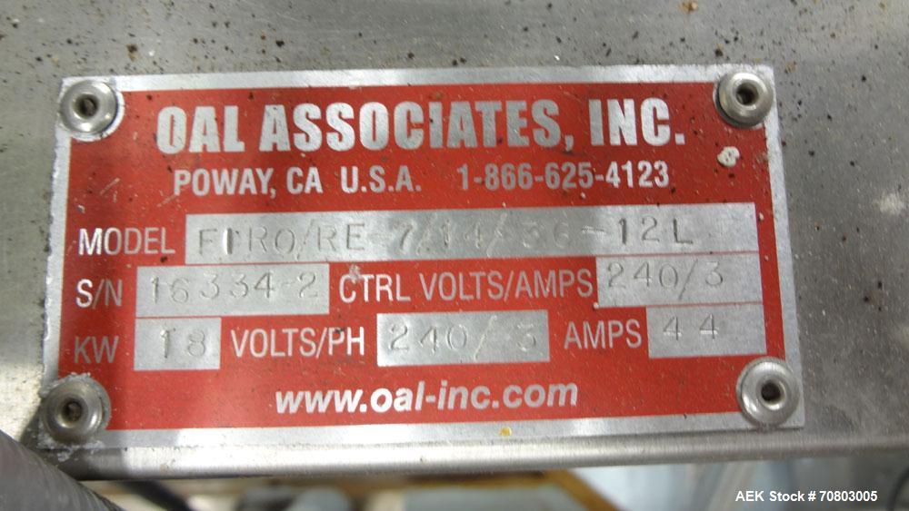 Used TriPack LSA-160 Automatic Shrink Sleeve Labeler Applicator / Neck Bander. Capable of speeds up to 100 BPM. Layflat width 40mm-170mm. Product Diameter 1" to 4.25". Cut off length 30mm-200mm. Thic...