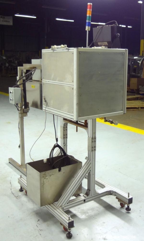 Used TriPack LSA-160 Automatic Shrink Sleeve Labeler Applicator / Neck Bander. Capable of speeds up to 100 BPM. Layflat width 40mm-170mm. Product diameter 25mm to 1" to 110mm. Cut off length 30mm-200...